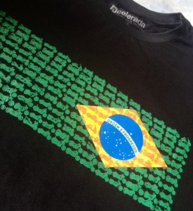 camiseta brasil moto